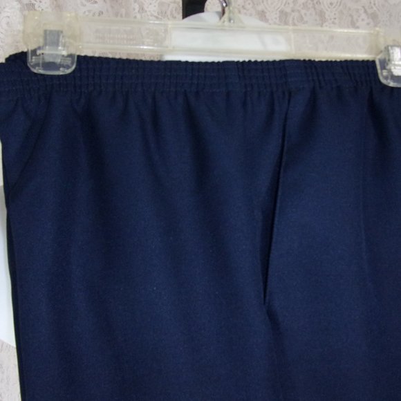 Alfred Dunner Pull On Pants Slack Navy Blue Size 10P  NWOT - Picture 4 of 5
